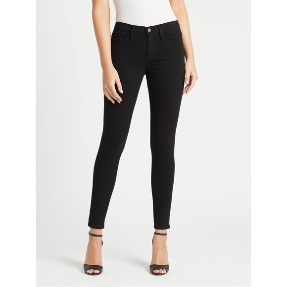 Frame Denim Black Skinny Jeans - Picture 1 of 7